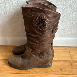 Nero Giardini Italian leather boots size 37